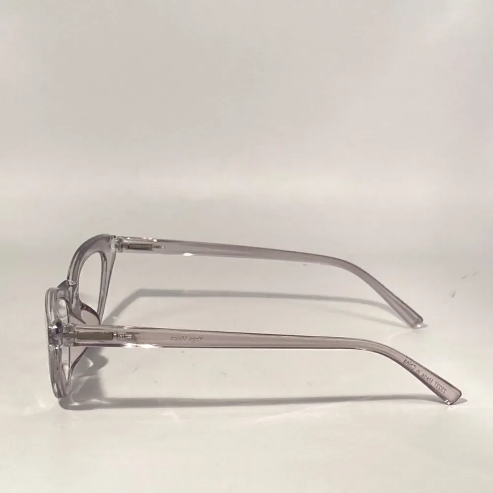 1342 Emma Cateye Reading Glasses 2.25 Grey Readers NWT